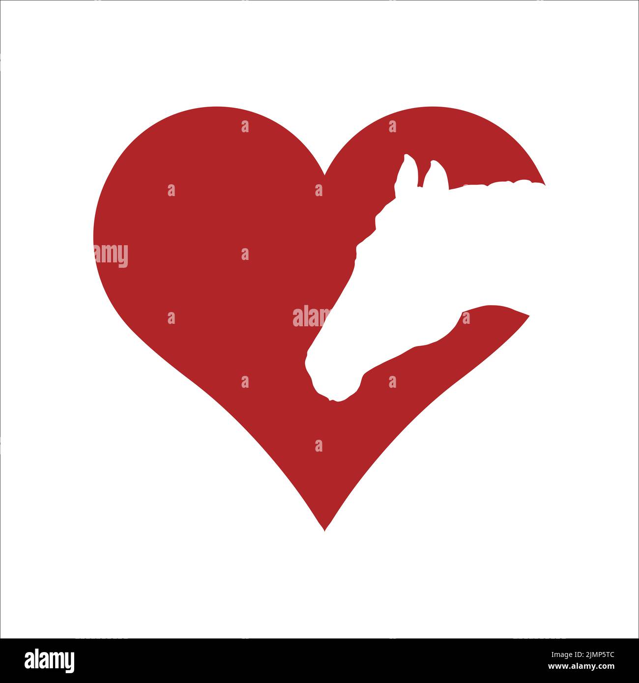 Amour de cheval Banque D'Images