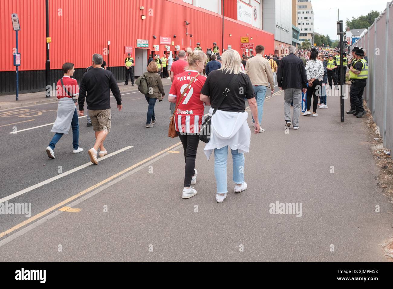 Sheffield United contre Millwall FC au stade Bramall Lane à Sheffield, au championnat EFL, 6 août 2022 Banque D'Images