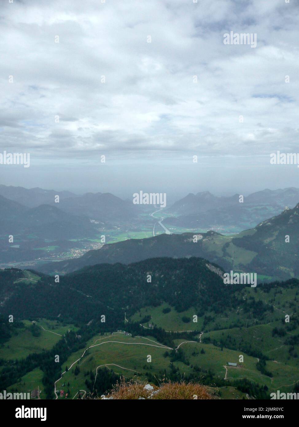 Wilauersteig via ferrata, montagne Scheffauer, Tyrol, Autriche Banque D'Images