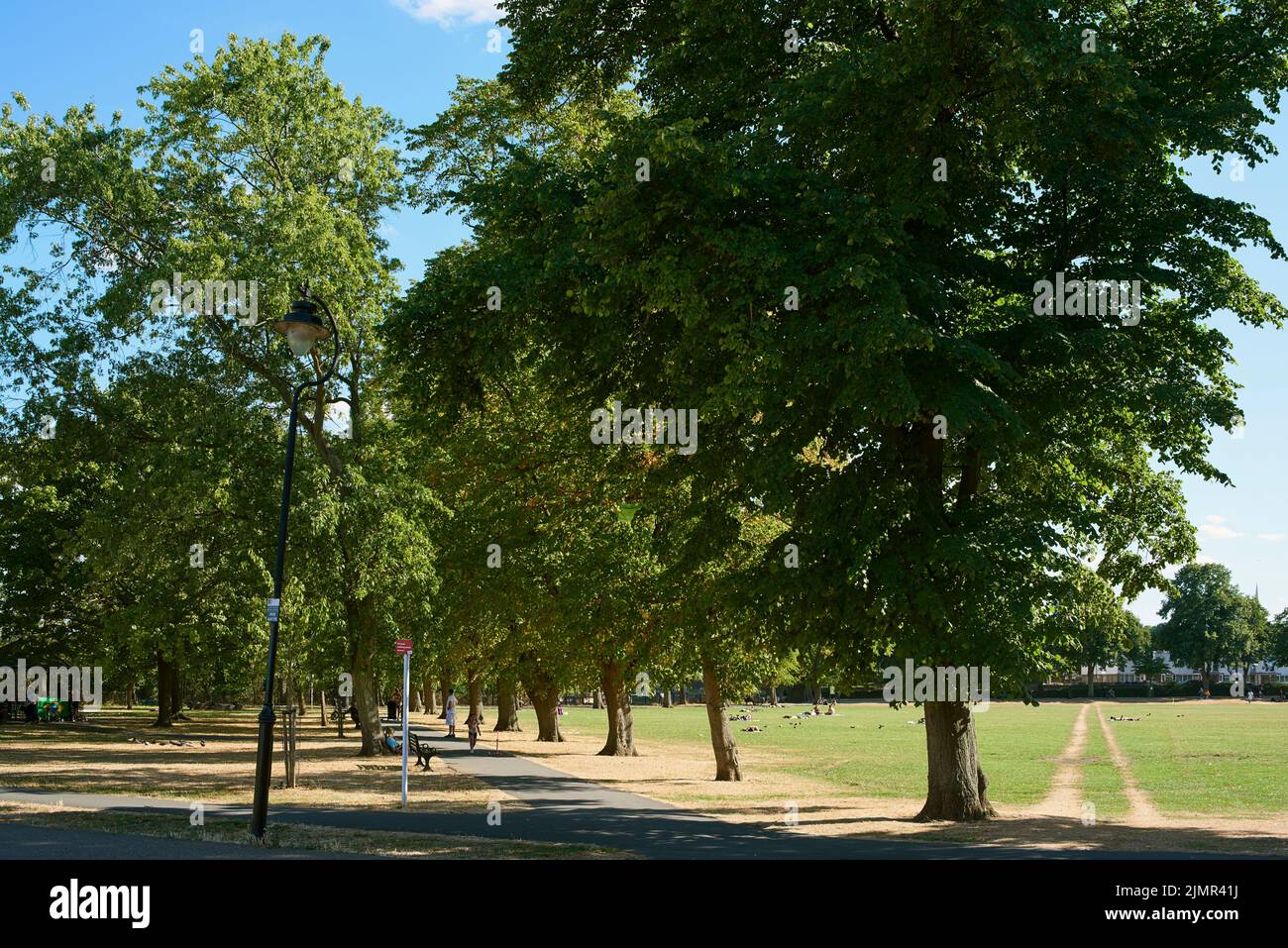 Markfield Park, South Tottenham, Londres, Royaume-Uni, à la fin de l'été 2022 Banque D'Images