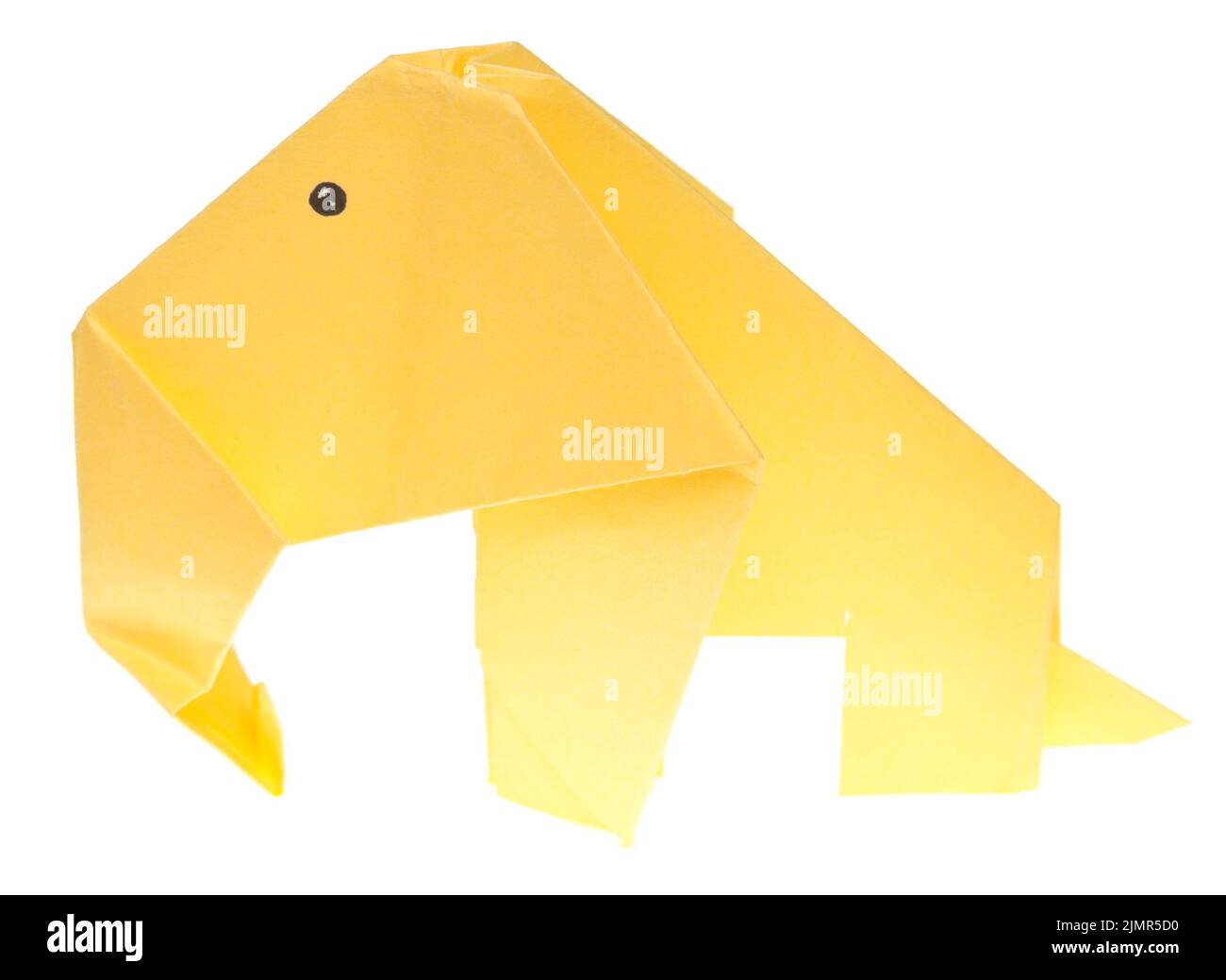 Éléphant d'origami Banque D'Images
