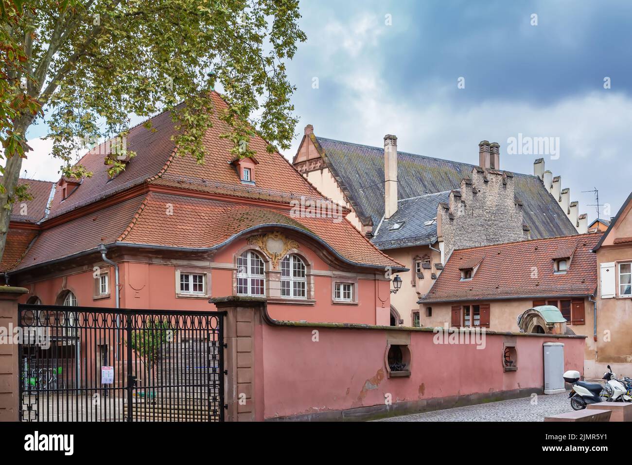 Rue à Strasbourg, France Banque D'Images