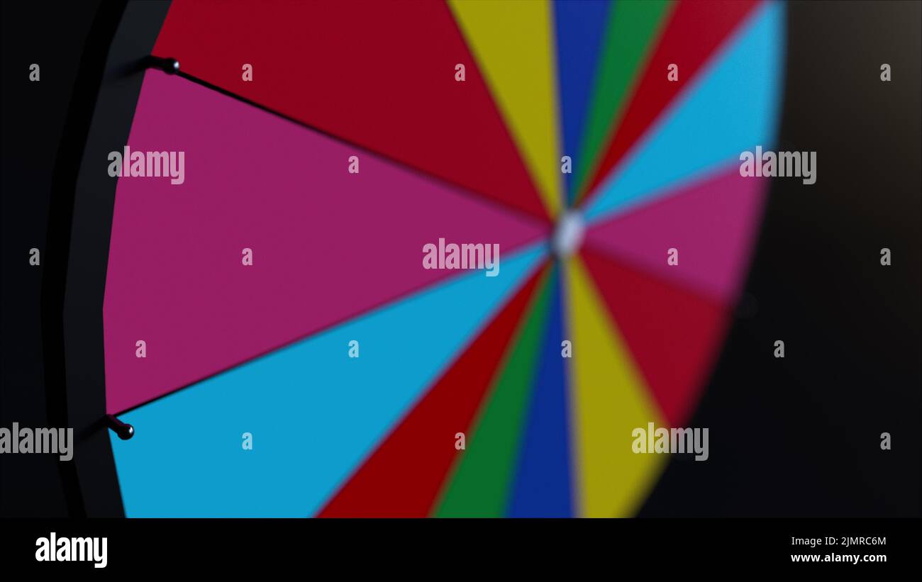 Roue de fortune qui tourne Banque D'Images