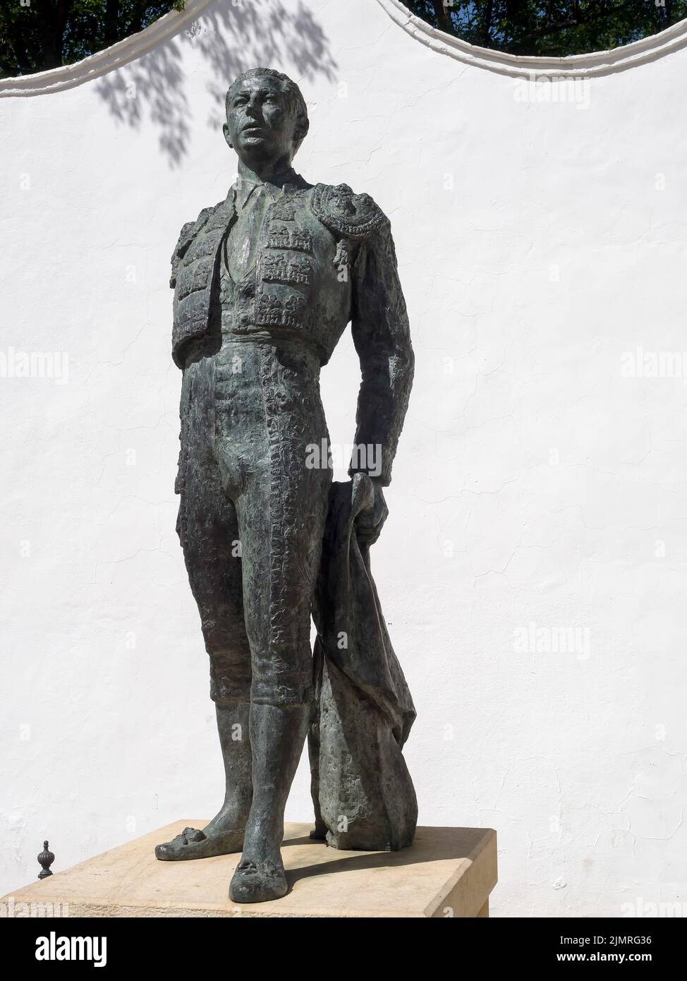 RONDA, ANDALUCIA/ESPAGNE - MAI 8 : Statue de l'arôtighter Antonio ordoñez à Ronda Andalucia Espagne sur 8 mai 2014 Banque D'Images