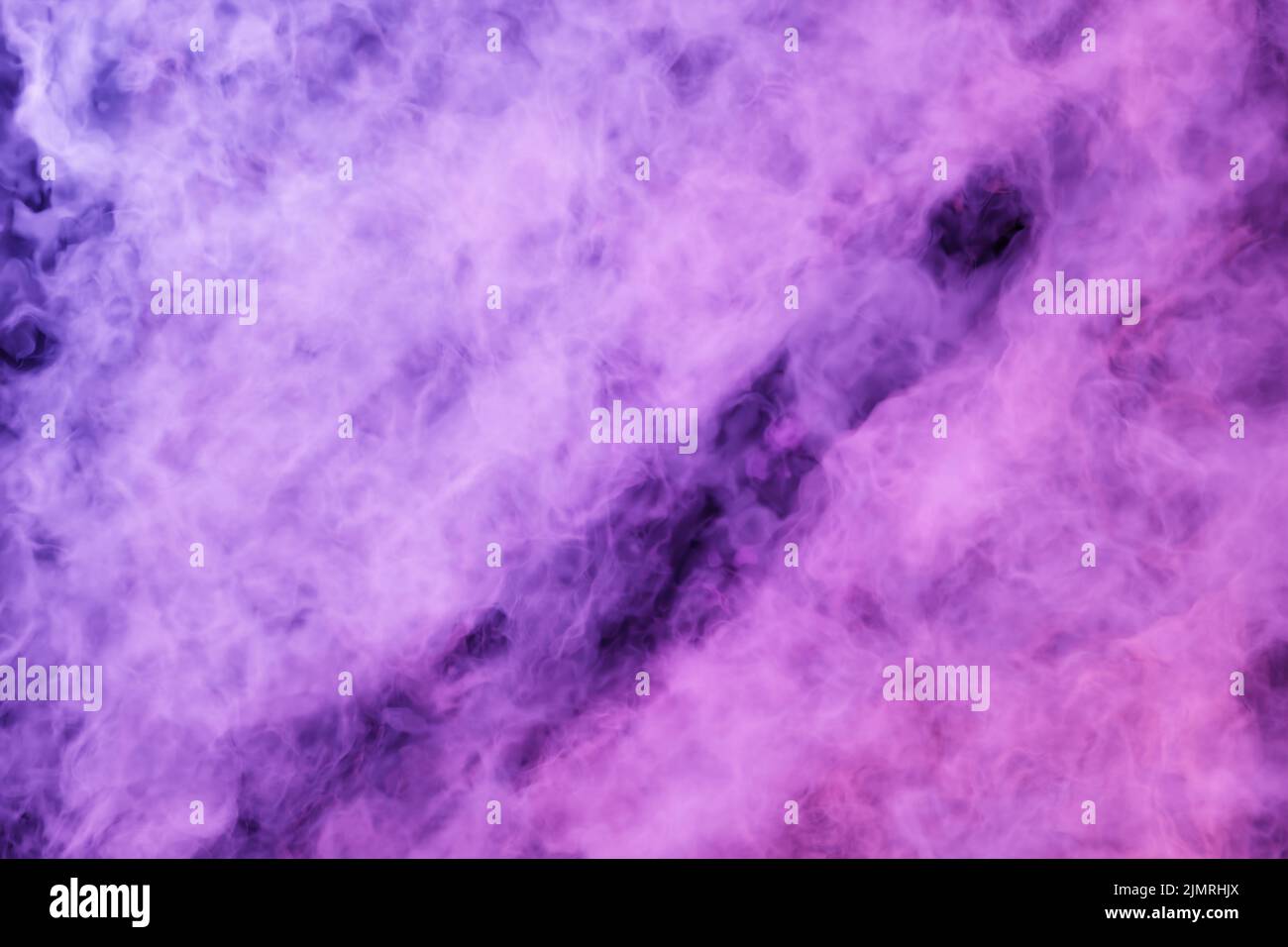 fond de galaxie violet fumé. 3D rendu. Banque D'Images