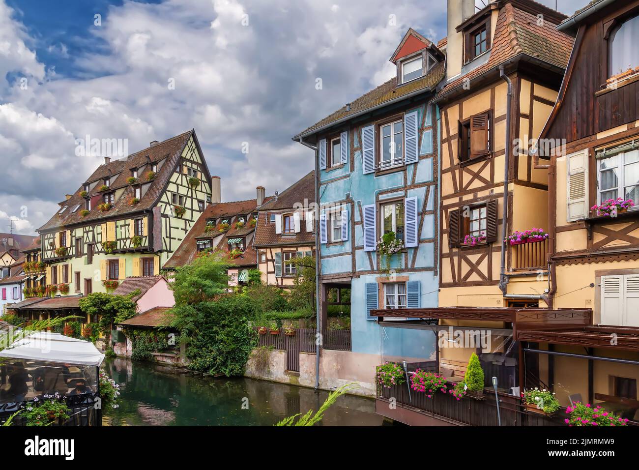 La petite Venise, Colmar, France Banque D'Images