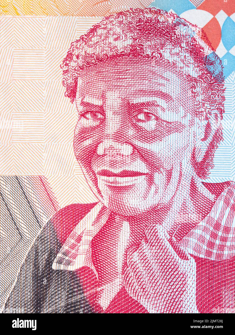 Portrait de vieille femme argent malgache Banque D'Images