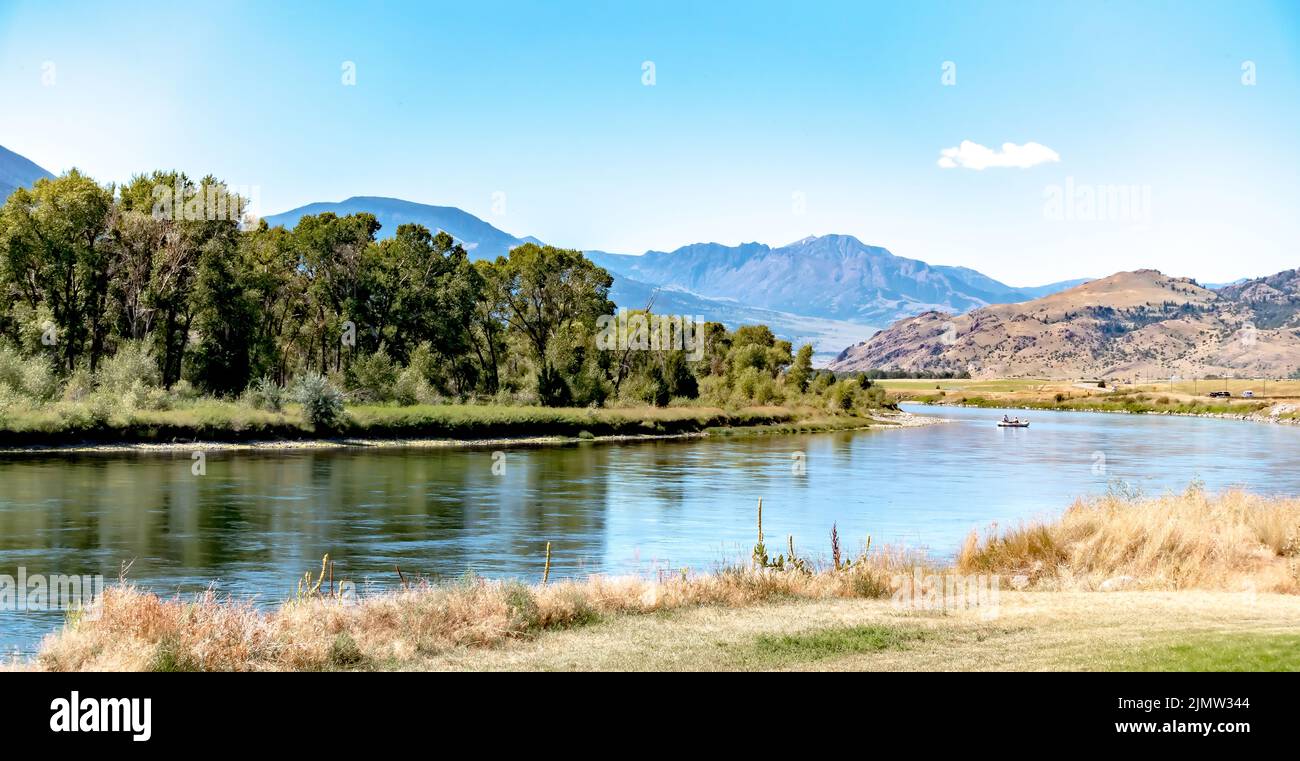 Scènes autour du parc national de yellowstone dans le wyoming Banque D'Images