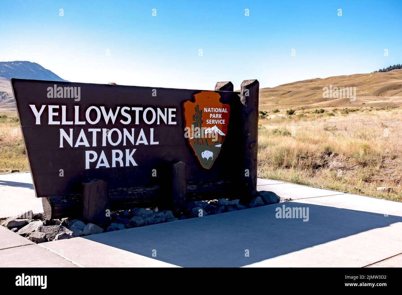 Scènes autour du parc national de yellowstone dans le wyoming Banque D'Images