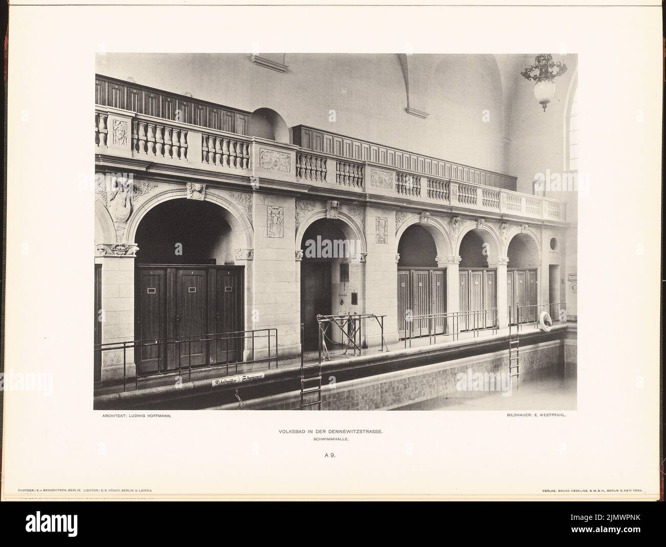 Hoffmann ludwig 1852 1932 volksbad in dennewitzstrasse Banque de