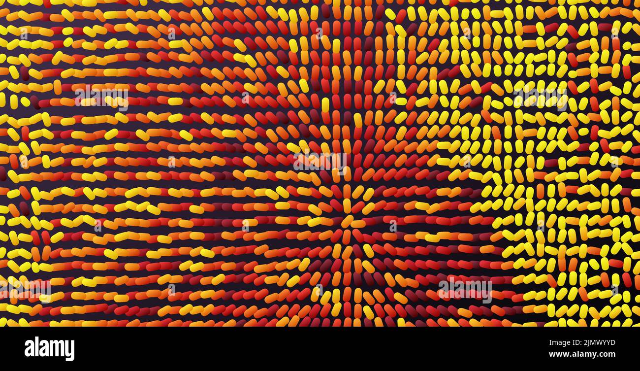 Arrière-plan abstrait avec des ovales de couleur. Illustration vectorielle. Illustration de Vecteur