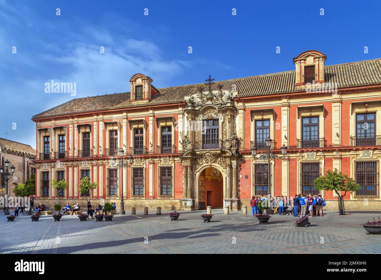 Palais de l'archevêque, Séville, Espagne Banque D'Images