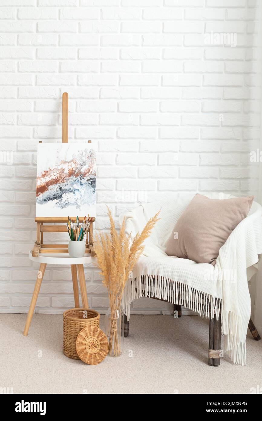 Concept de chambre avec vue sur l'avant Banque D'Images