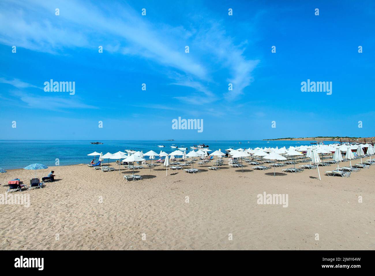 Agios Georgios, Plage d'Issos, Corfou, Iles Ioniennes, Grèce Banque D'Images