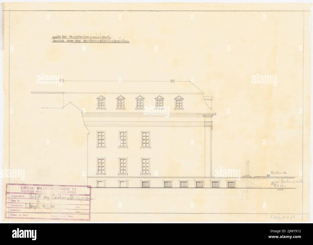 Böhmer & Petrich: Division du ministre des Affaires étrangères du Reich, Joachim von Ribbentrop, Berlin-Mitte. Modification Banque D'Images