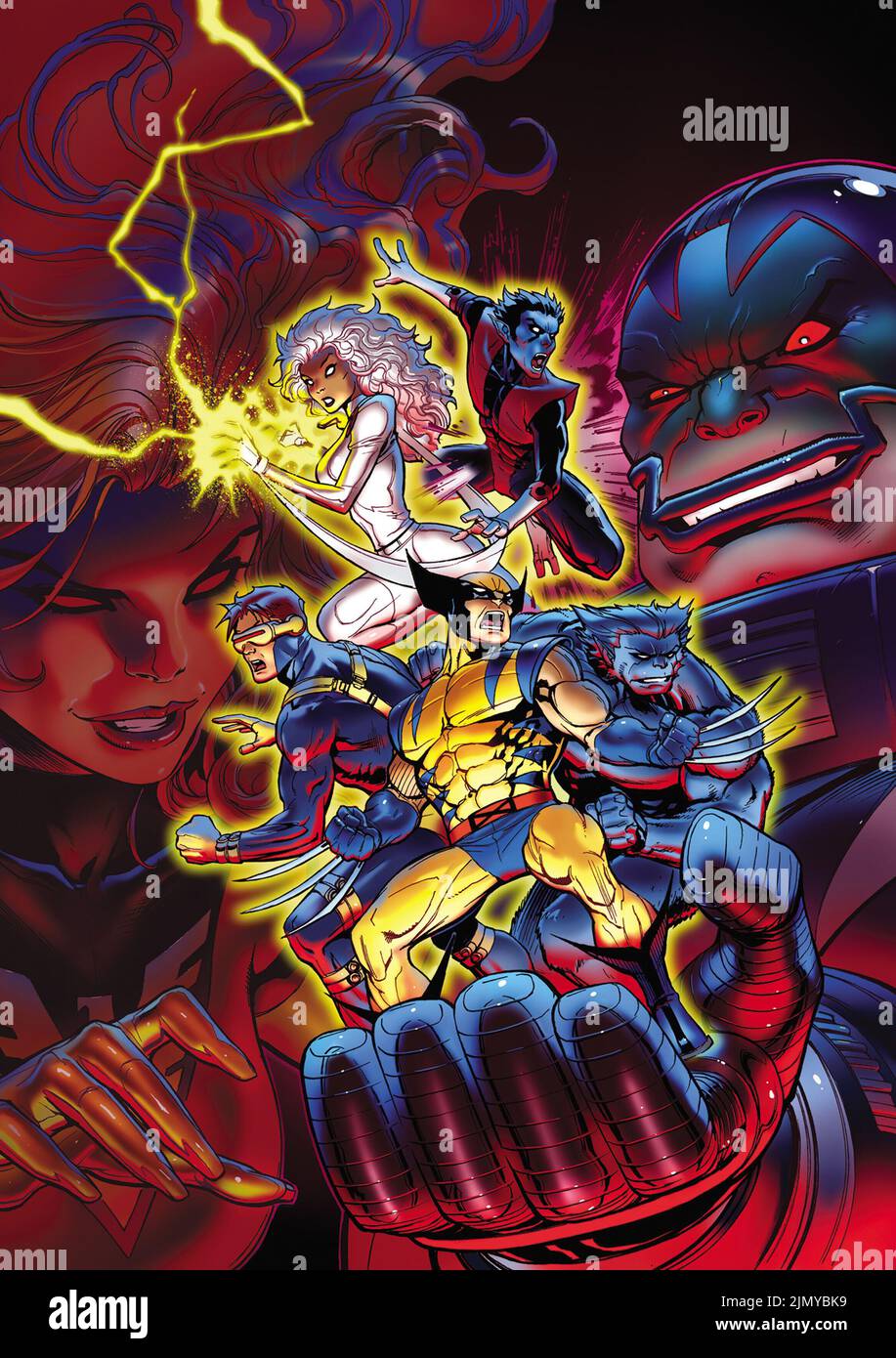 X-MEN (1992), dirigé par LARRY HOUSTON et FRED MILLER. Crédit : Marvel Entertainment / Album Banque D'Images