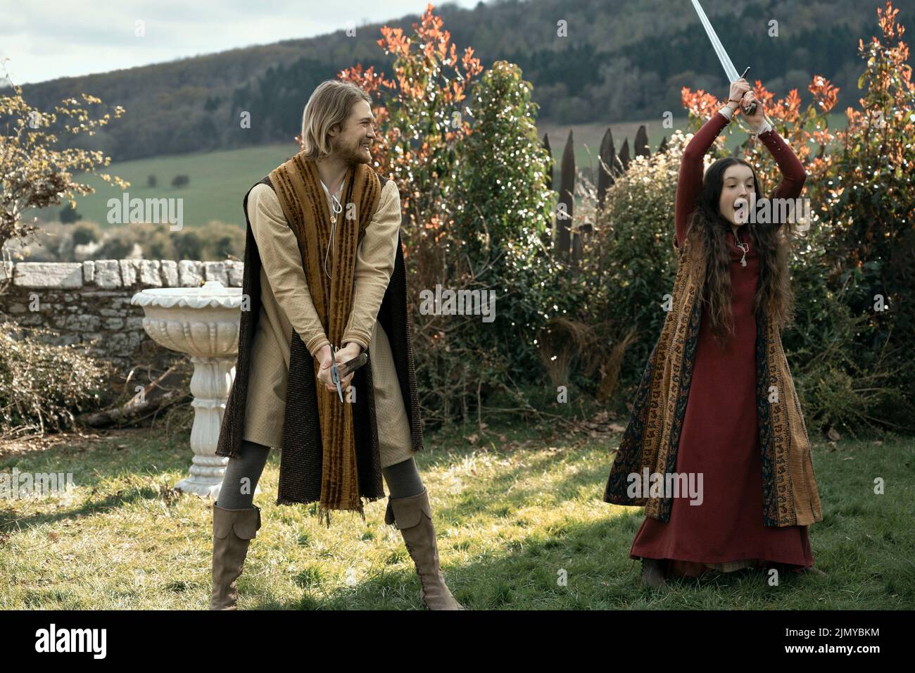 JOE ALWYN et BELLA RAMSEY dans CATHERINE, APPELÉ BIRDY (2022), dirigé par LENA DUNHAM. Crédit: Bonne chose en cours / titre de travail films / Album Banque D'Images