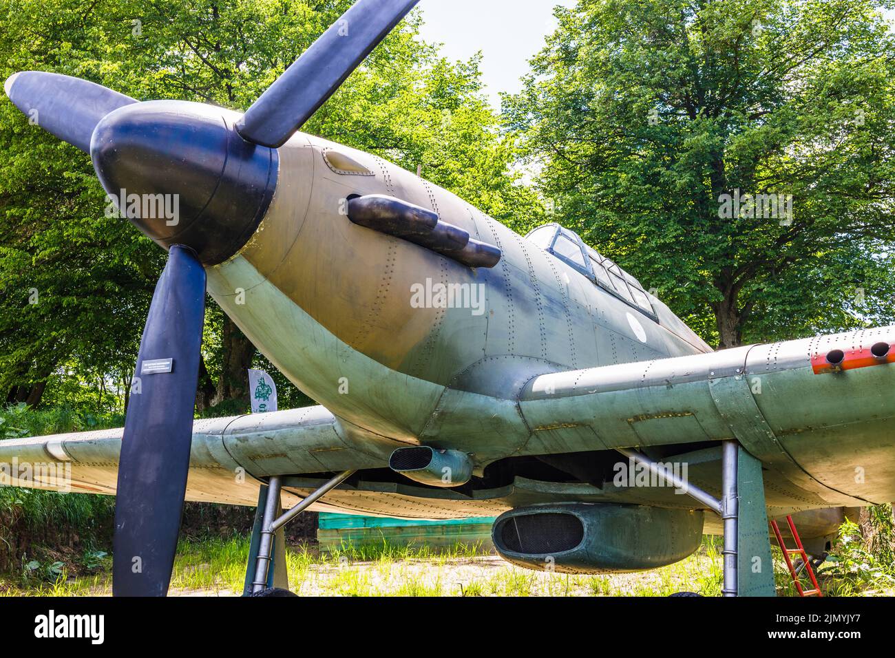 Avion de chasse Supermarine Spitfire de la Seconde Guerre mondiale. Ketrzyn, Pologne, 11 juin 2022 Banque D'Images