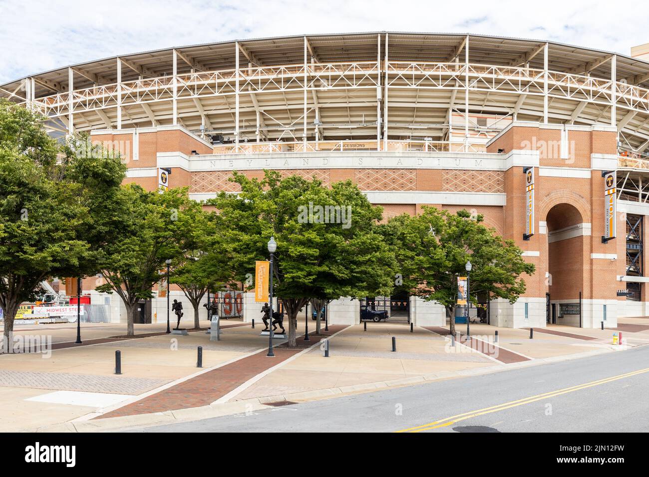 Le stade Neyland accueille les équipes sportives bénévoles de l'Université du Tennessee, principalement l'équipe de football. Banque D'Images