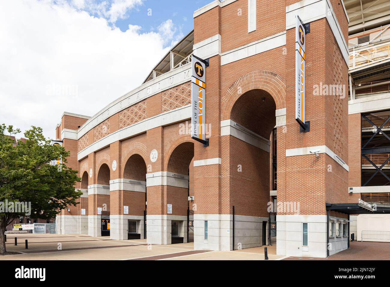 Le stade Neyland accueille les équipes sportives bénévoles de l'Université du Tennessee, principalement l'équipe de football. Banque D'Images