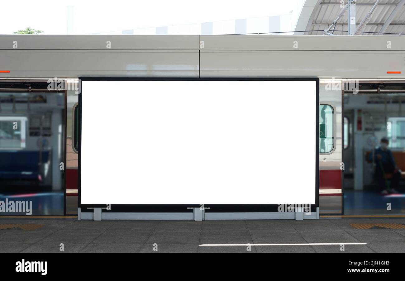 Affichage Publicitaire Video Couleur - Décor Train HO