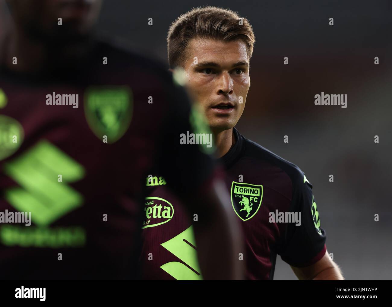 Turin, Italie, le 6th août 2022. Jacopo Segre de Torino FC pendant le match de Coppa Italia au Stadio Grande Torino, Turin. Le crédit photo devrait se lire: Jonathan Moscrop / Sportimage Banque D'Images