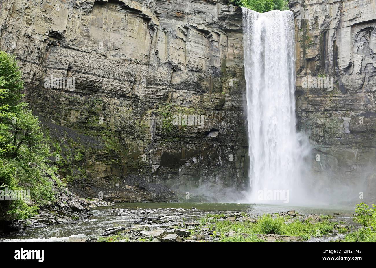 Taughannock Falls, New York Banque D'Images