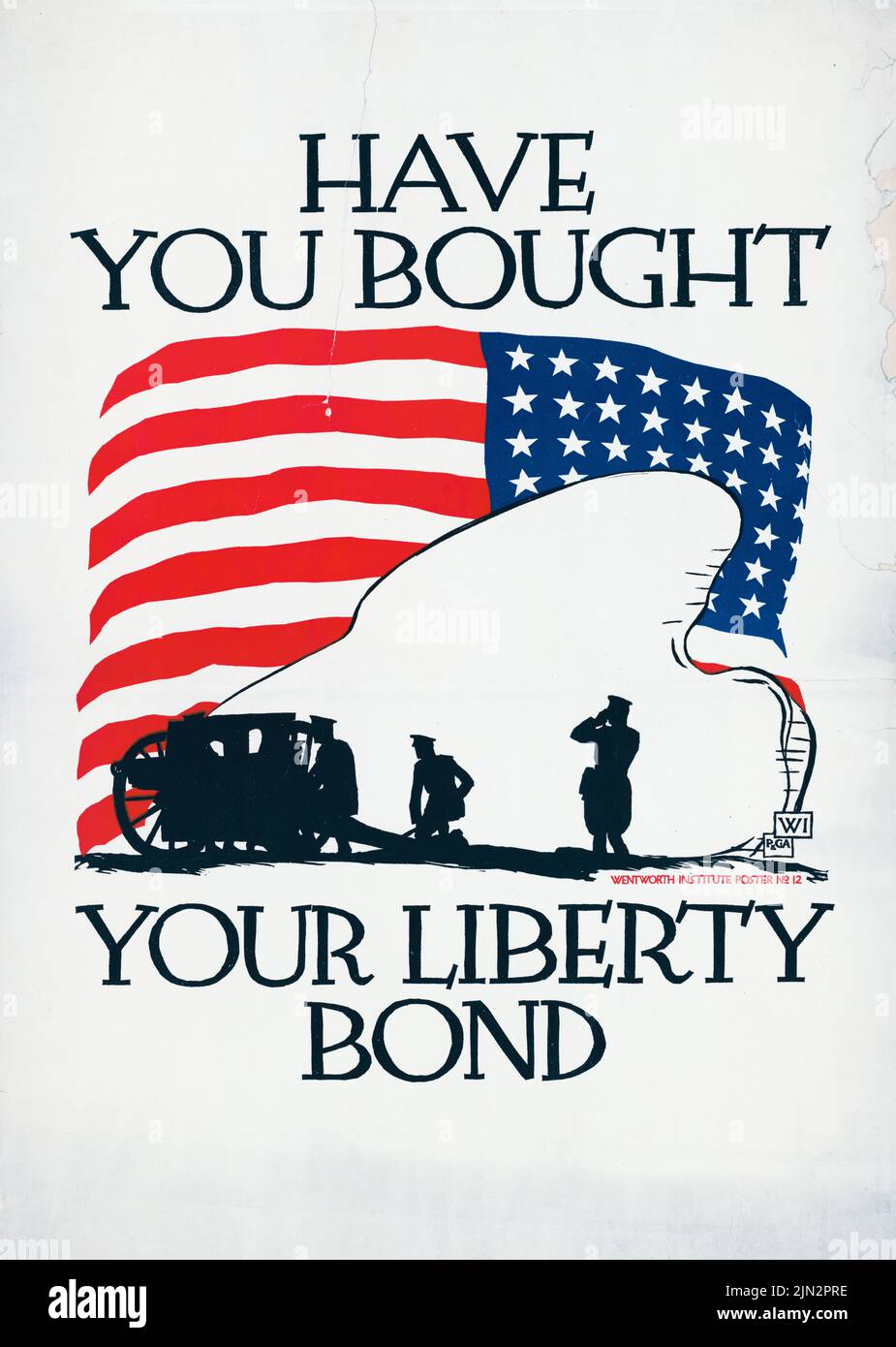 Avez-vous acheté votre Liberty bond (1918) affiche de l'ère américaine de la première Guerre mondiale par Vojtěch Preissig Banque D'Images