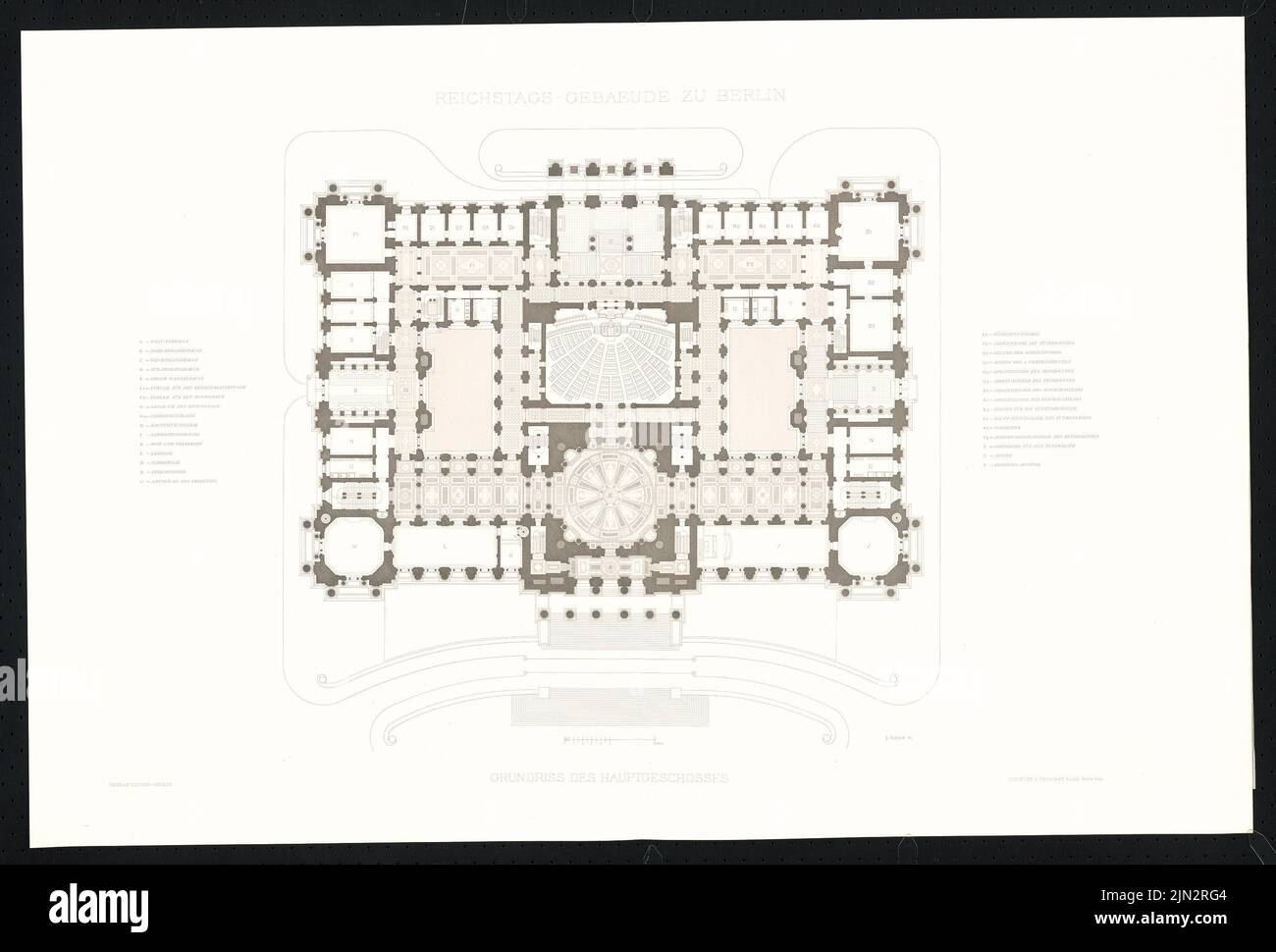 Wallot Paul (1841-1912) : Reichstag, Berlin Banque D'Images