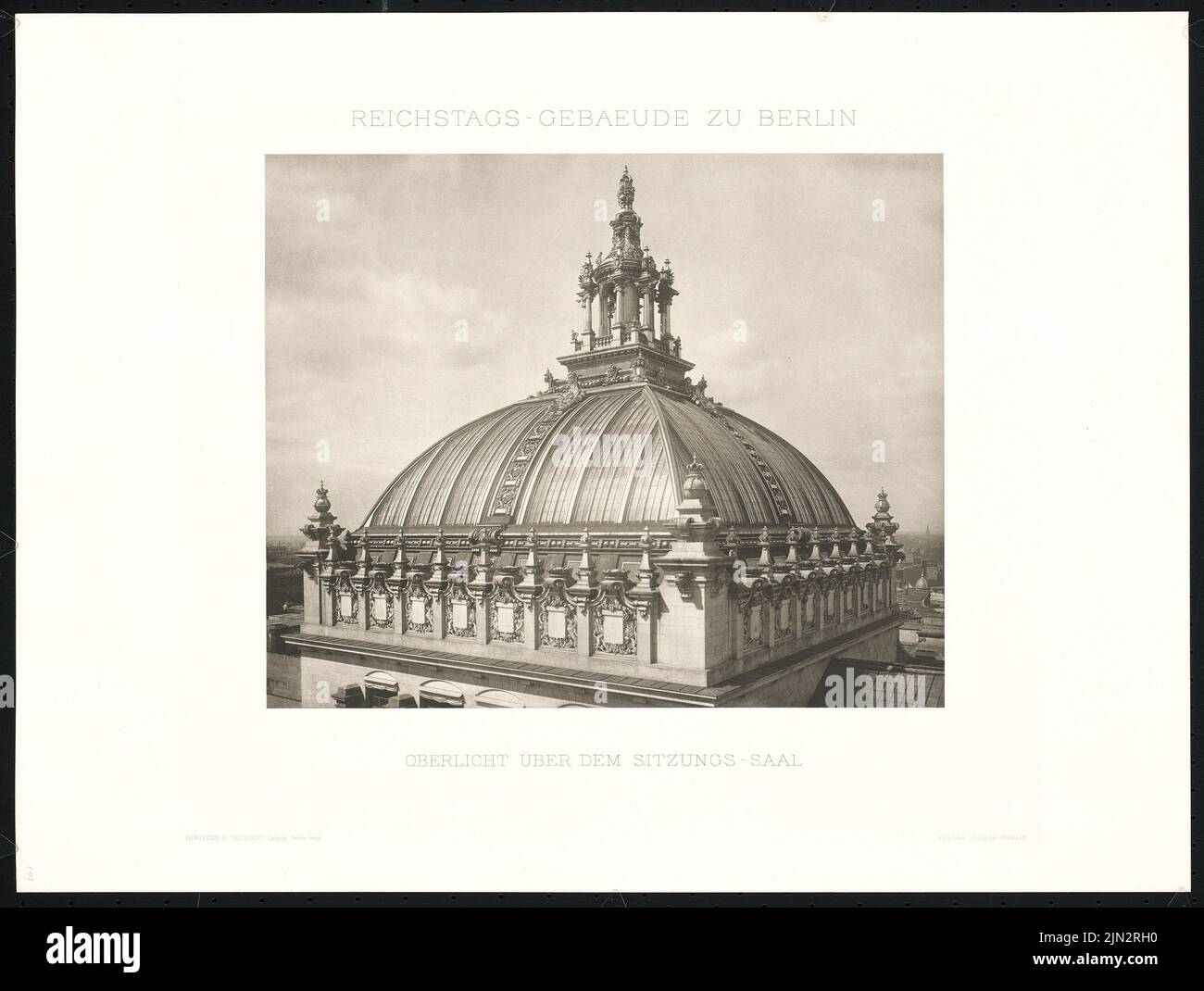 Wallot Paul (1841-1912) : Reichstag, Berlin Banque D'Images