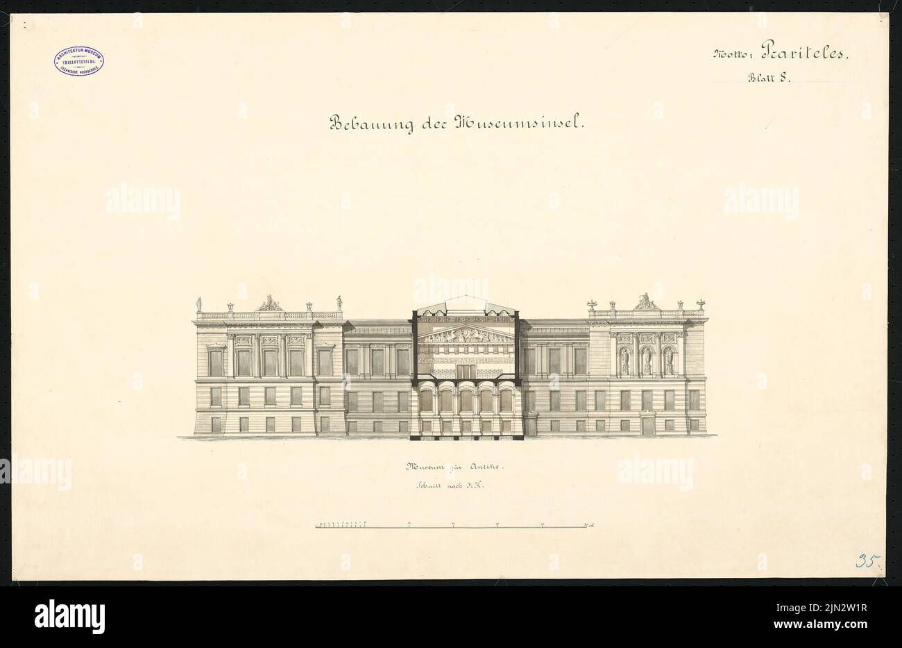 Schwatlo Carl (1831-1884) : compétition de l'île aux musées, Berlin Banque D'Images