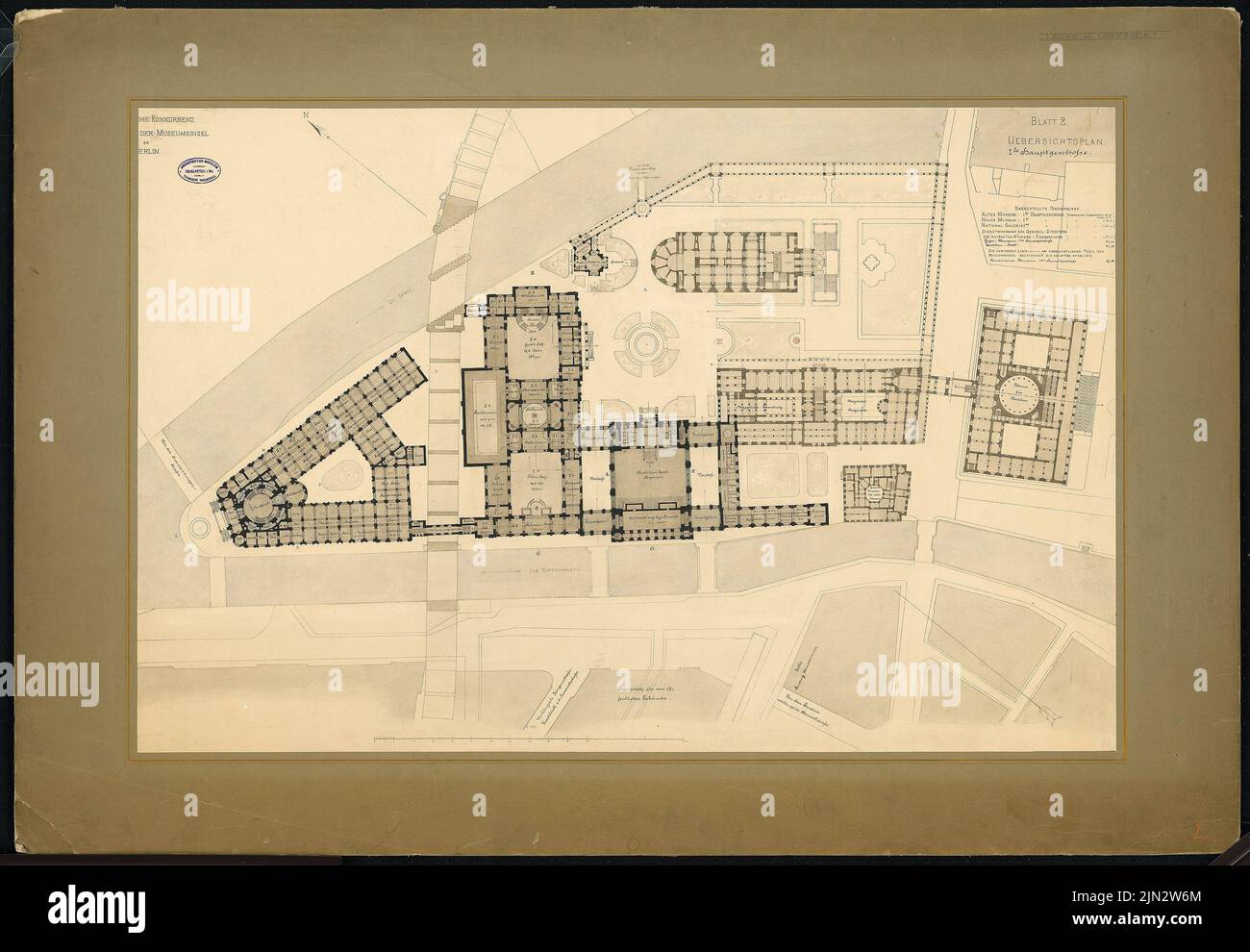 Schupmann Ludwig (1851-1920) : compétition de l'île aux musées, Berlin Banque D'Images