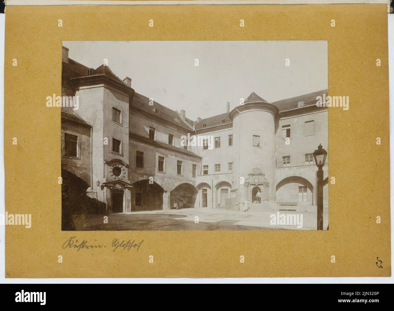 Stiehl Otto (1860-1940): Croquis et album photo 12: Château de Küstrin Banque D'Images