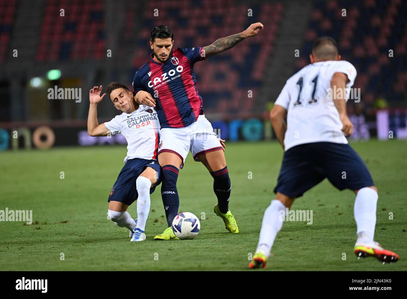 Stade Renato Dall'Ara, Bologne, Italie, 08 août 2022, Kevin Bonifazi en