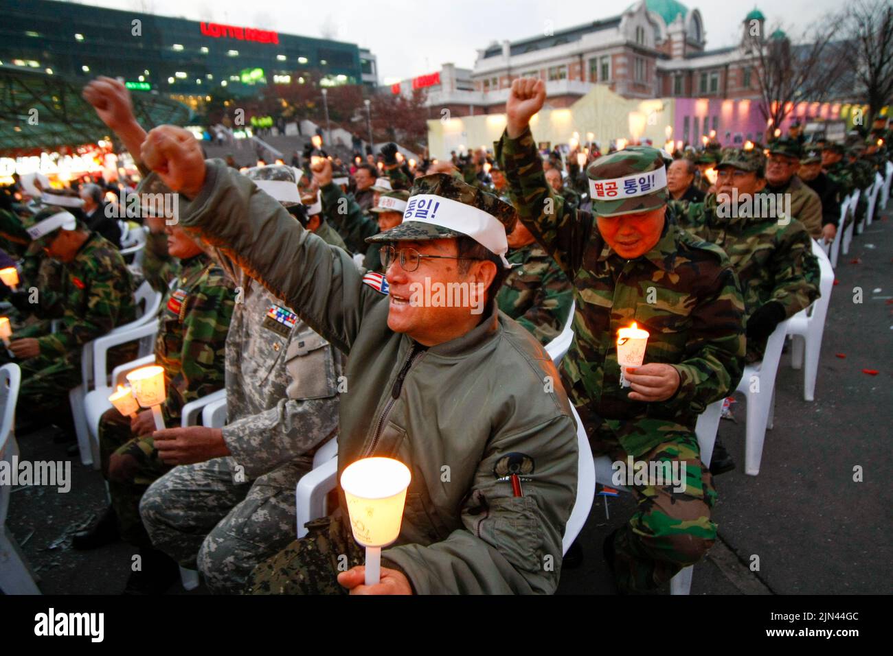 2 décembre 2012 Séoul, Corée du Sud et Corée du Sud des anciens combattants de la guerre du