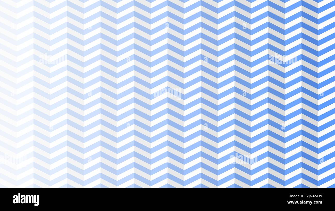 Lignes géométriques, graphiques et bleues inclinées sur blanc avec 3D et effet de lumière, fondu au blanc. Arrière-plan de motif abstrait en résolution 4K. Banque D'Images