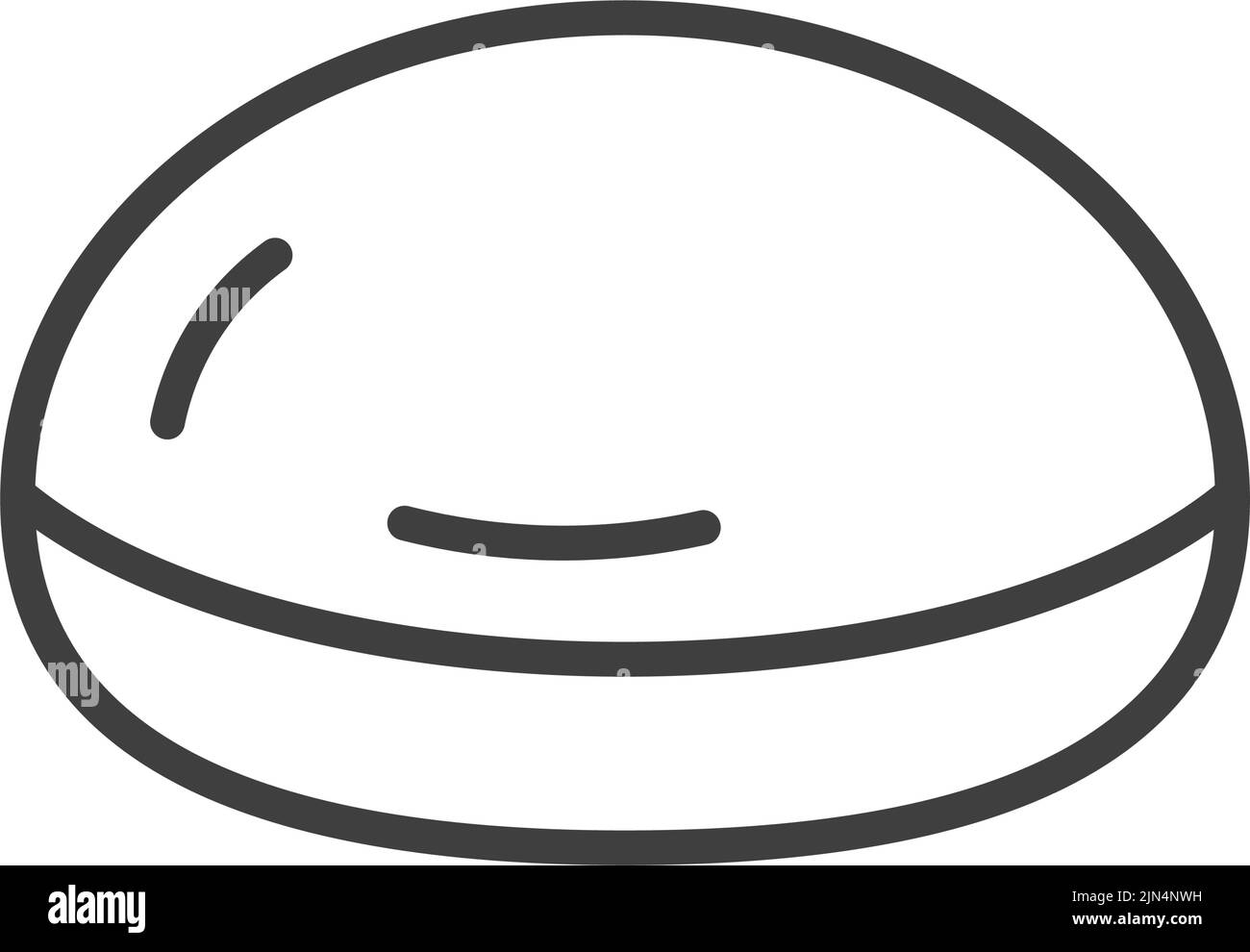 Assortiment de petits gâteaux et de plats Illustration de Vecteur