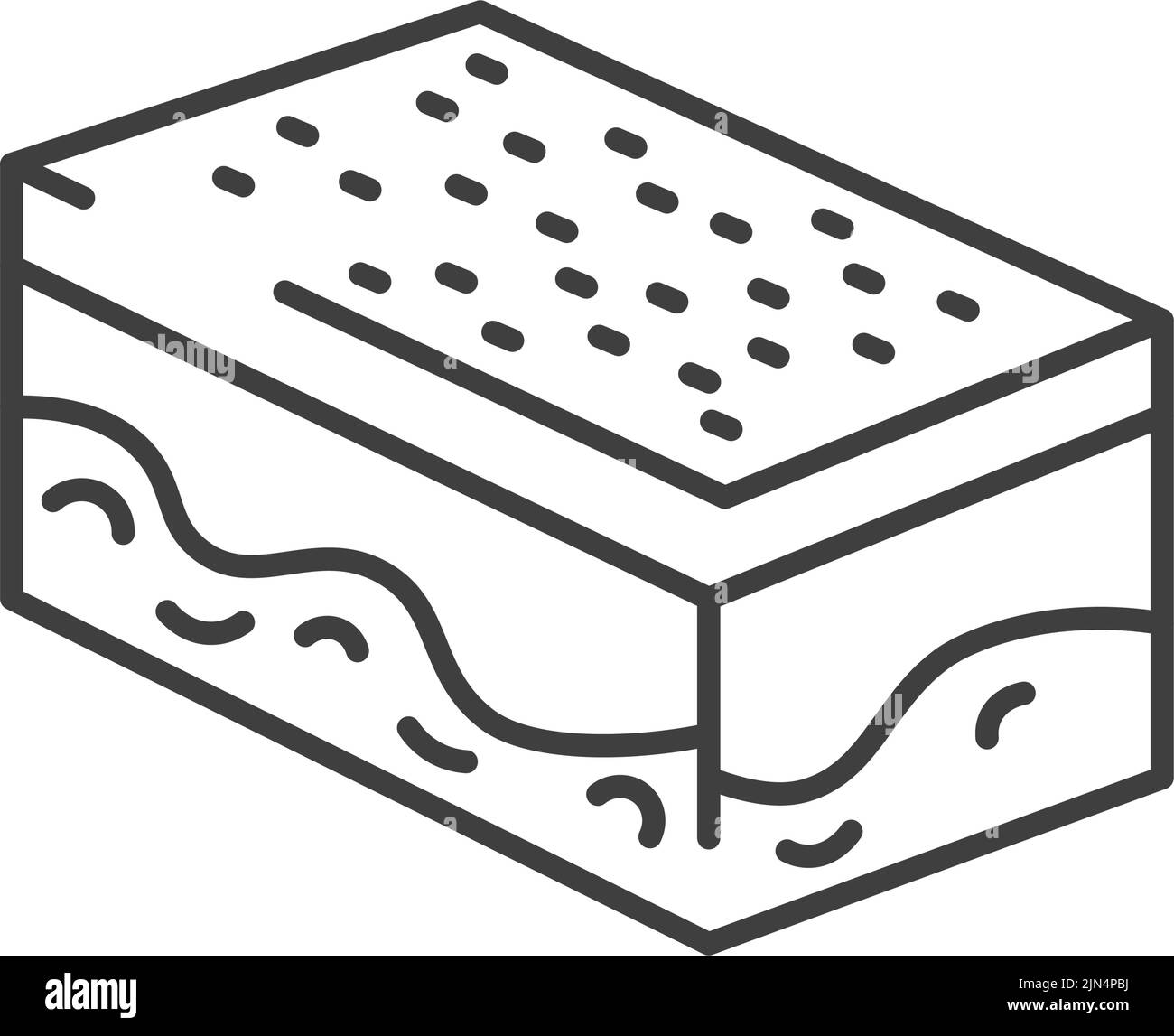 Assortiment de boulangeries, gâteau de dessert ou vecteur de tarte Illustration de Vecteur