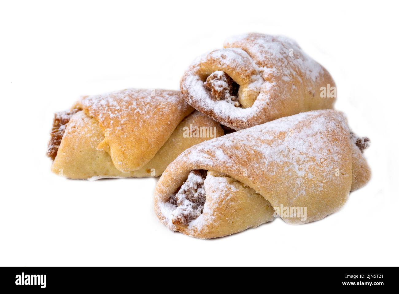 Recette turque : mini tarte aux pommes, biscuits. Nom turc; elmali kurabiye Banque D'Images