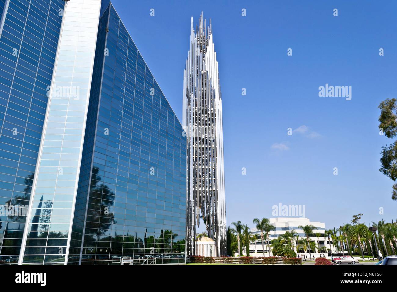 Crystal Cathedral est un bâtiment d'église dans Garden Grove, Orange County, Californie, Etats-Unis Banque D'Images