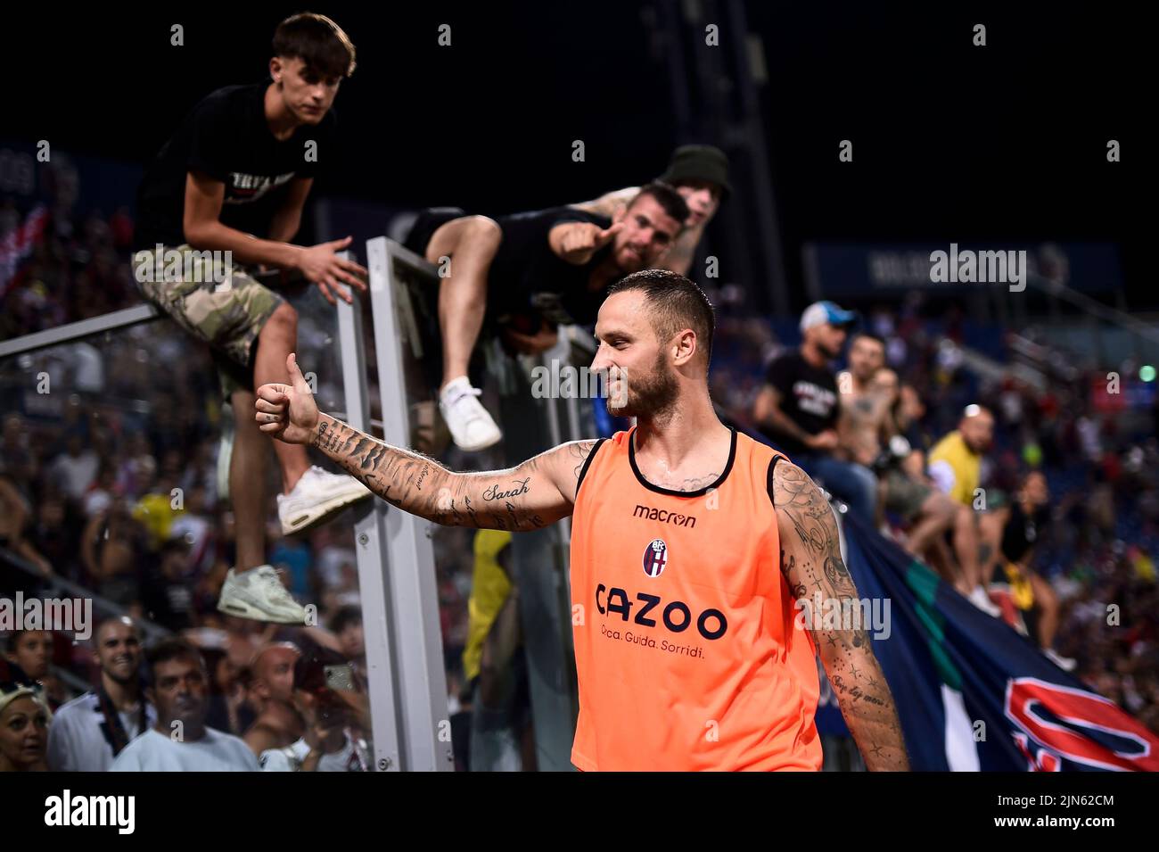 Bologne, Italie. 08 août 2022. Marko Arnautovic du FC de Bologne