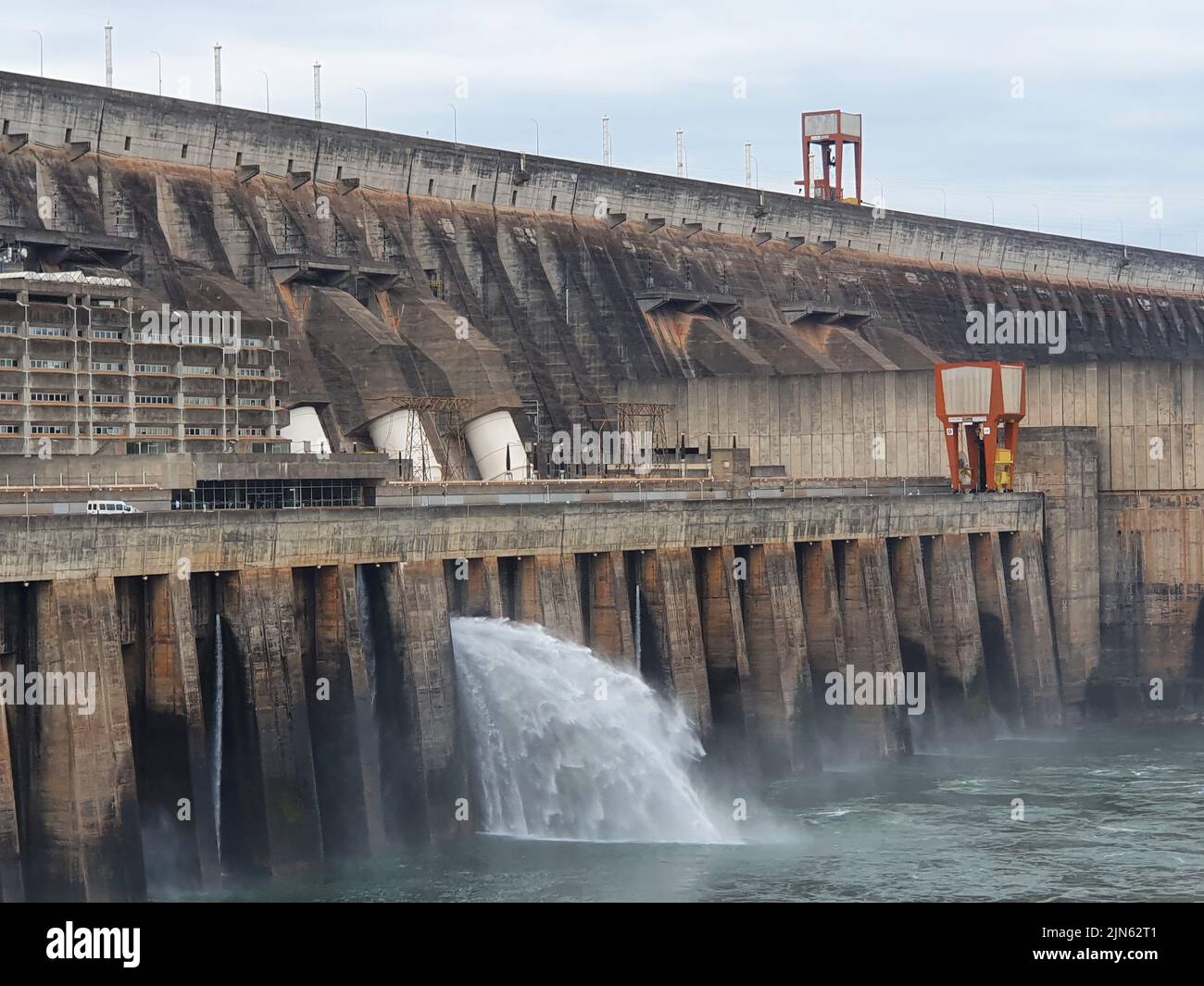 Barrage hydroélectrique d'Itaipu Banque D'Images