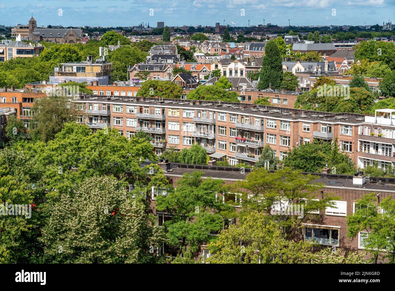 Le centre de Rotterdam, le centre-ville, le quartier résidentiel de Rotterdam-Centrum, pays-Bas Banque D'Images