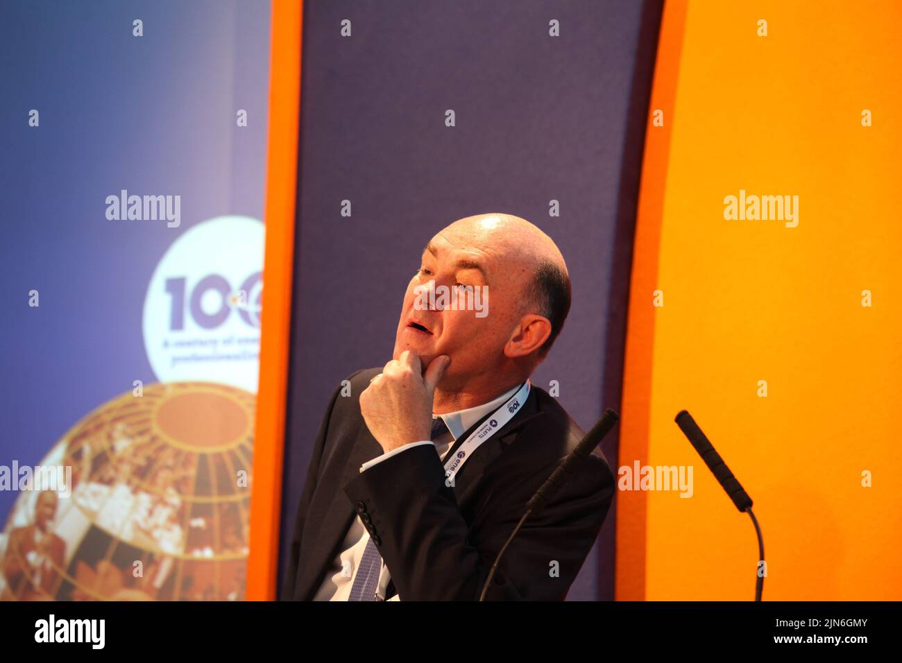 Ian Taylor, PDG de Vitol, puis président de la conférence IP week à l'hôtel InterContinental de Park Lane. Il a dirigé avec succès Vitol en 1995-2020. Banque D'Images