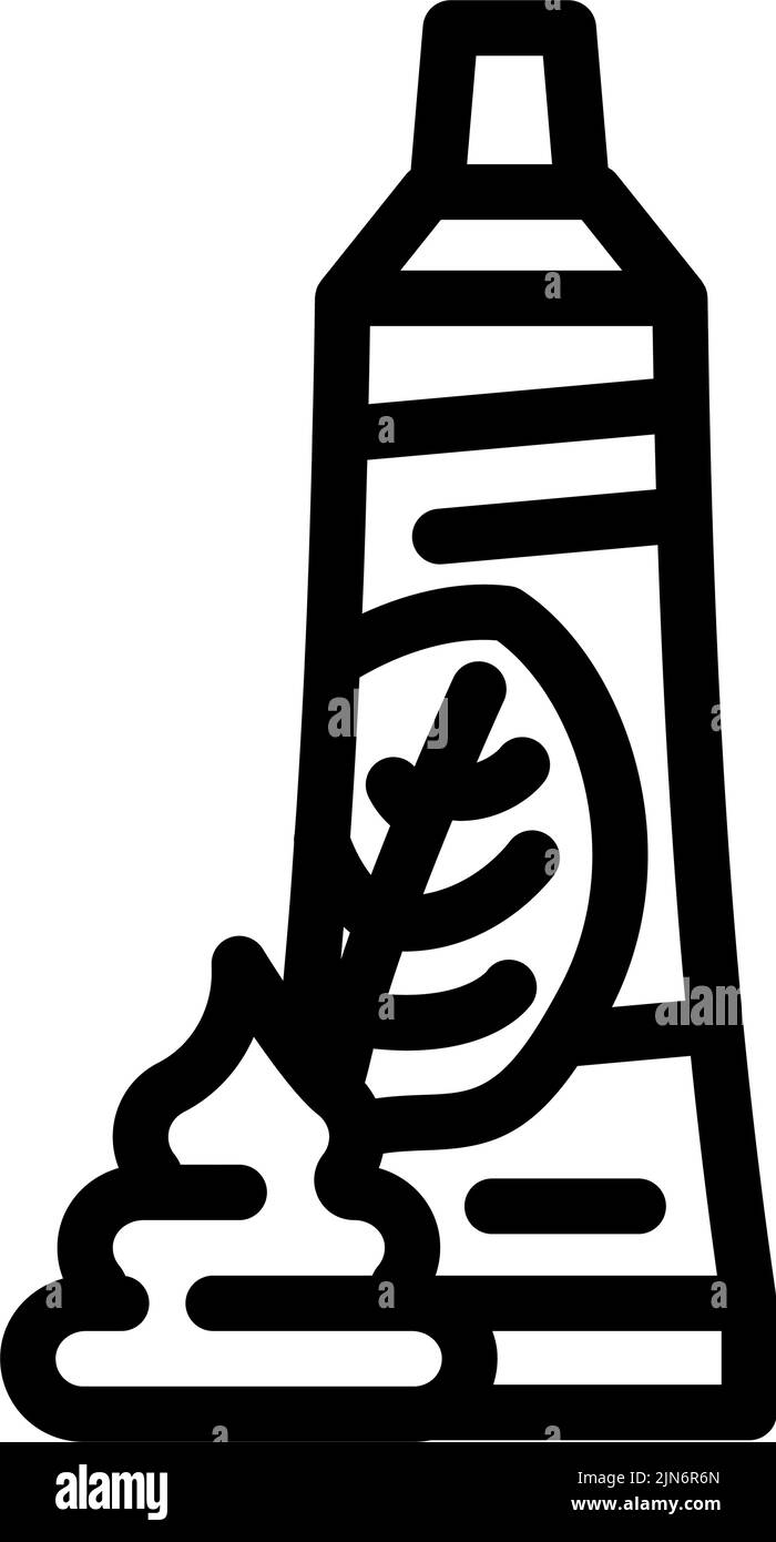 illustration vectorielle de l'icône représentant une ligne de pâtes épinards Illustration de Vecteur