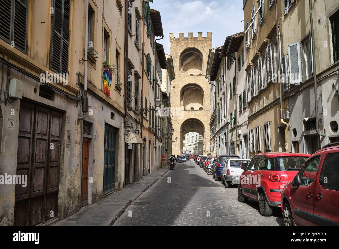 Porta San Niccolò Florence Italie Banque D'Images