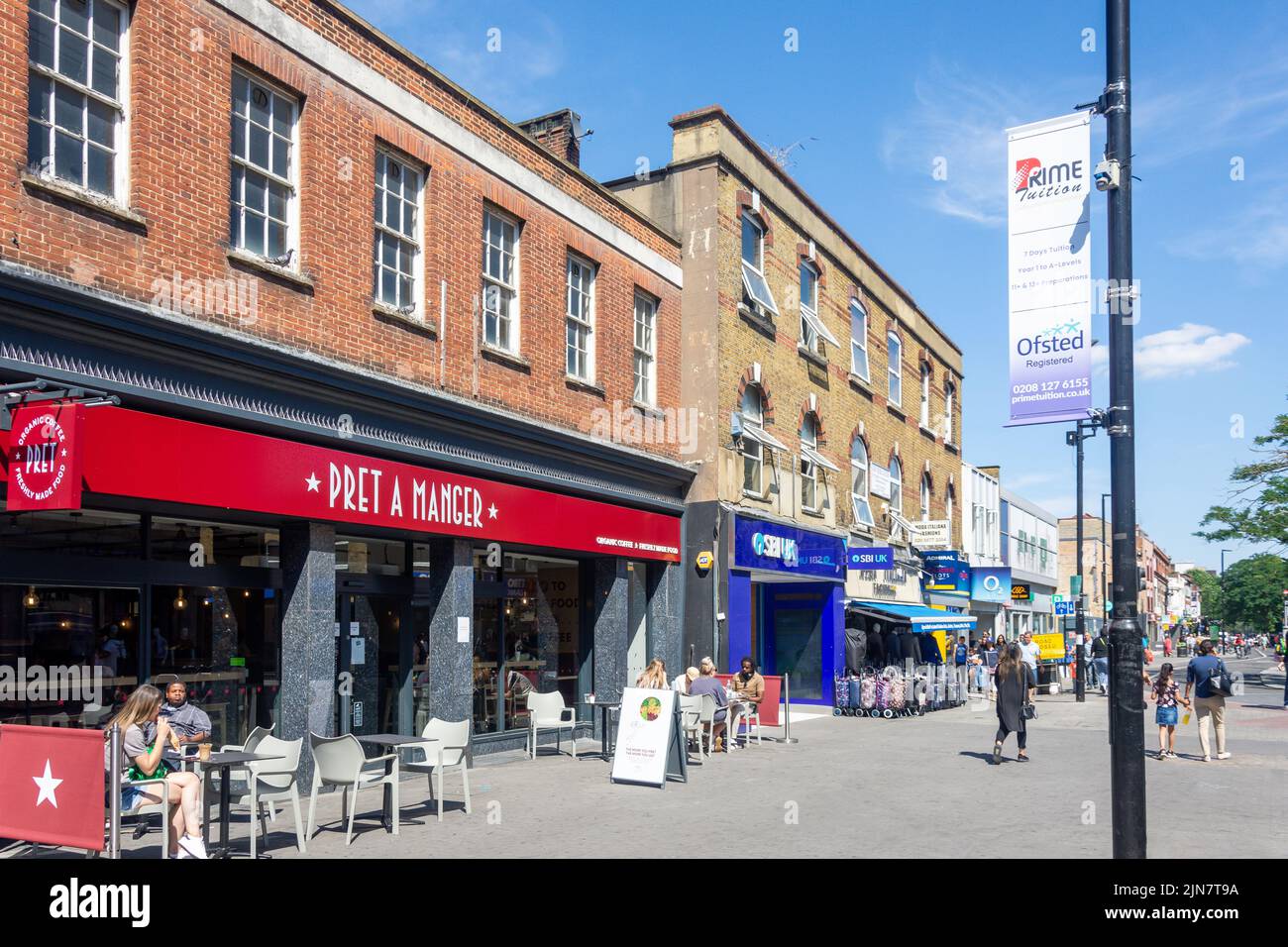 Prét a Manger restaurant, High Street, Hounslow, London Borough of Hounslow, Greater London, Angleterre, Royaume-Uni Banque D'Images