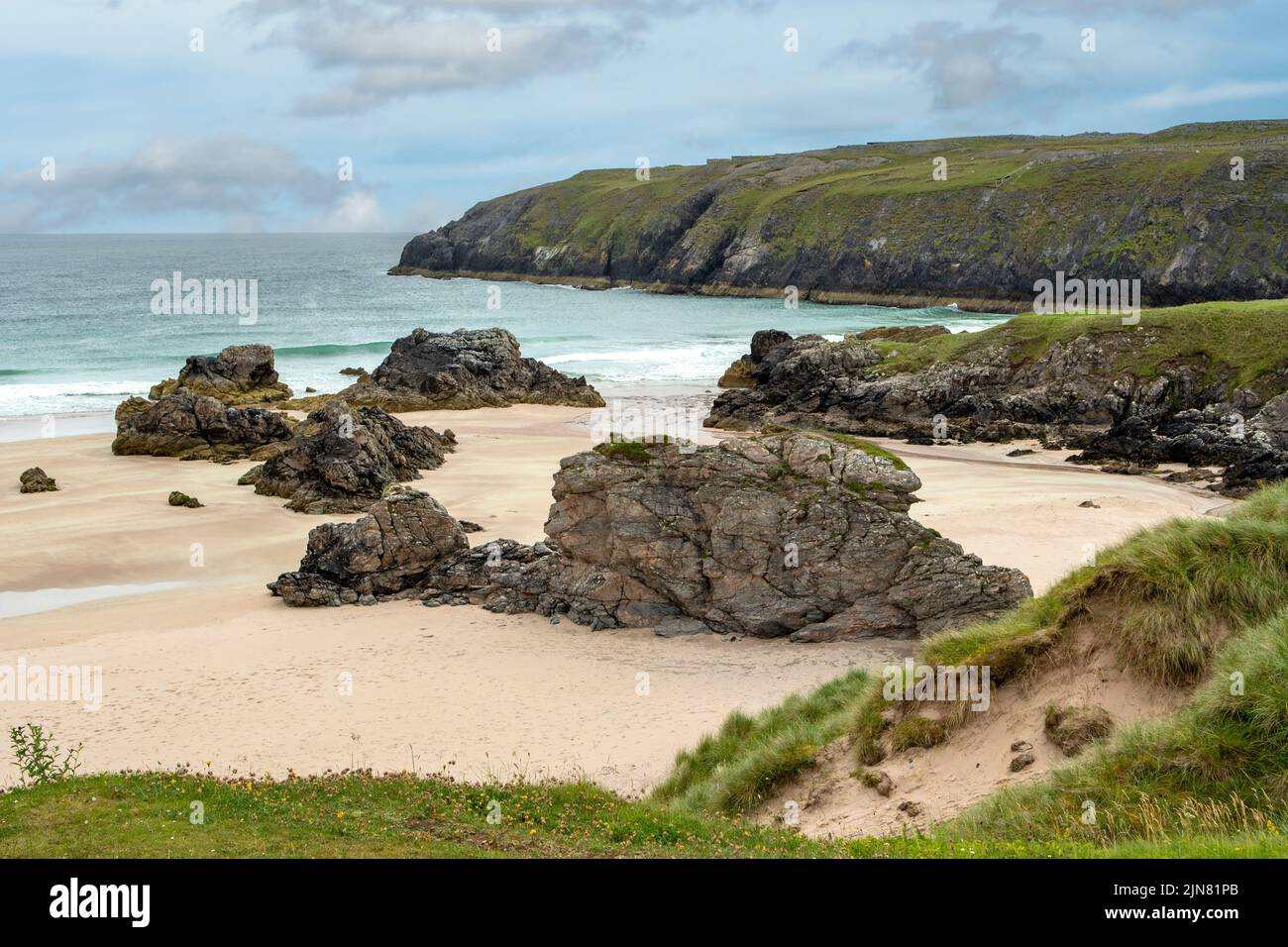 Plage de Durness, Highland, Écosse Banque D'Images