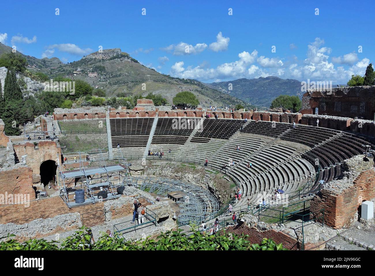 Théâtre grec ancien, Palerme, Sicile, Italie, Europe Banque D'Images