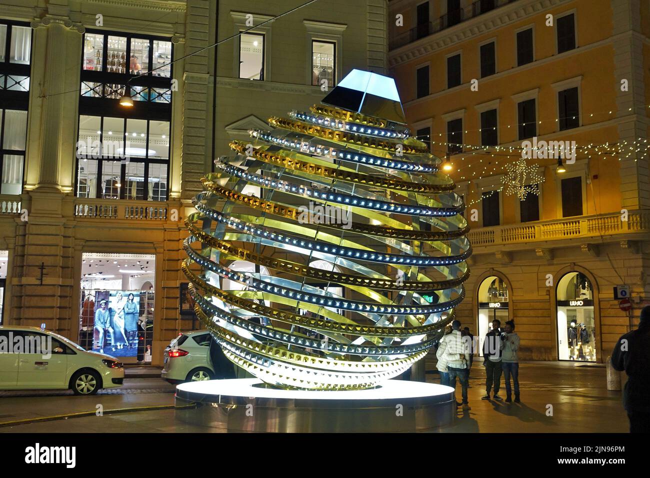 Sculpture de rue, Rome, Latium, Italie, Europe, Italien, européen Banque D'Images